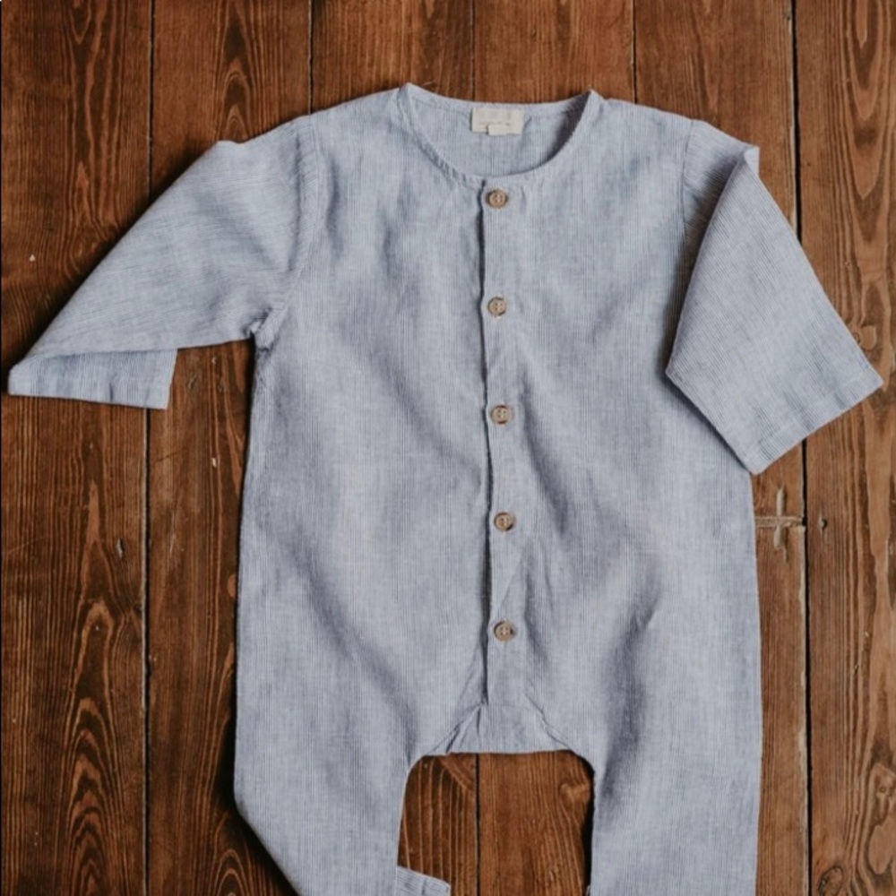 The Simple Folk The Valentine Playsuit French Stripe
